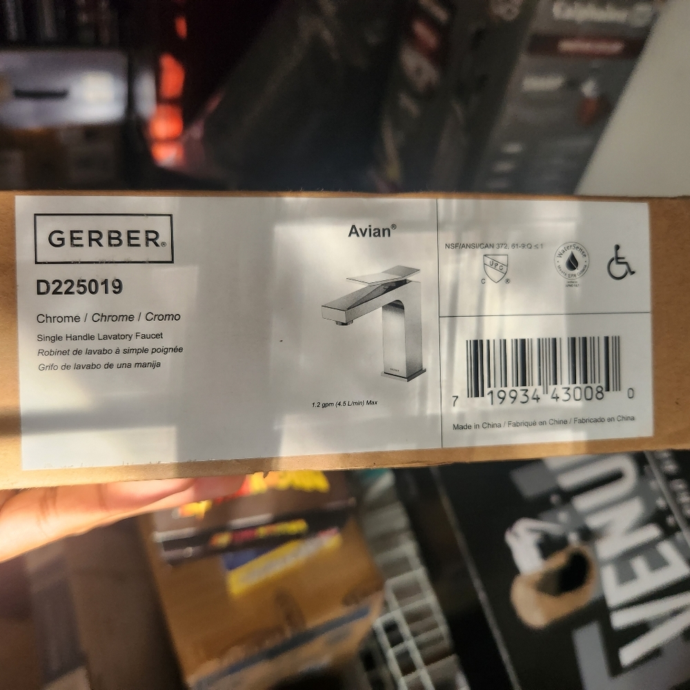Gerber Avian water faucet